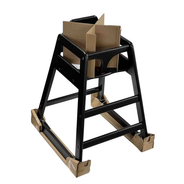 1 EA-PACK OF CHAIR HIGH WD BLK 29.5H