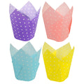 4-PACK OF CUP BAKING TULIP 2.25X2.75X4