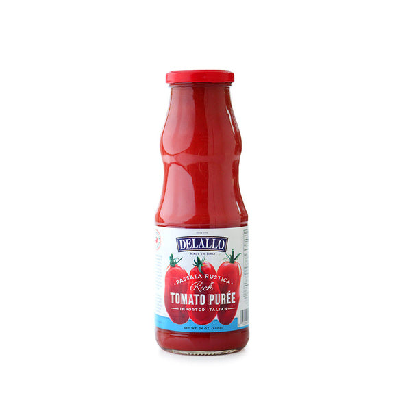 6-PACK OF Tomato Puree Delallo 24 oz