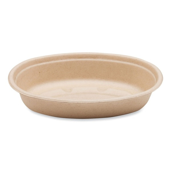 400-PACK OF Bowl Fiber Eco-Friendly 18 oz Fiber Paper Burrito Bowls - Natural Finish - 400 Count
