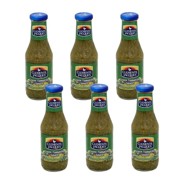 6-PACK OF Sauce Green Tomatillo Clemente Jacques 12.7 oz