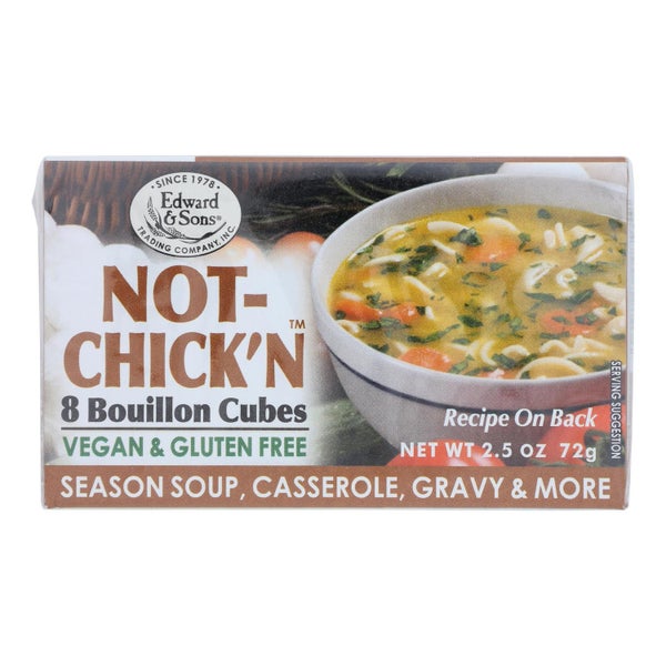 12-PACK OF Bouillon Veg Not Chick'N S Wallace Edwards & Sons 2.5 oz