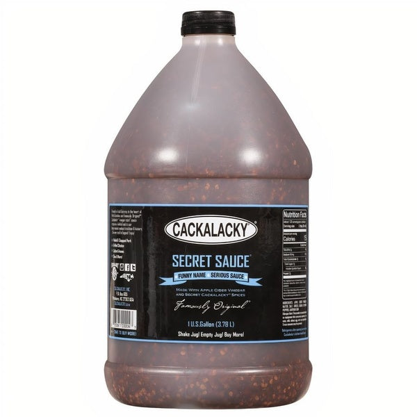 4-PACK OF Sauce, Cackalacky Secret Sauce Jug, Cackalacky