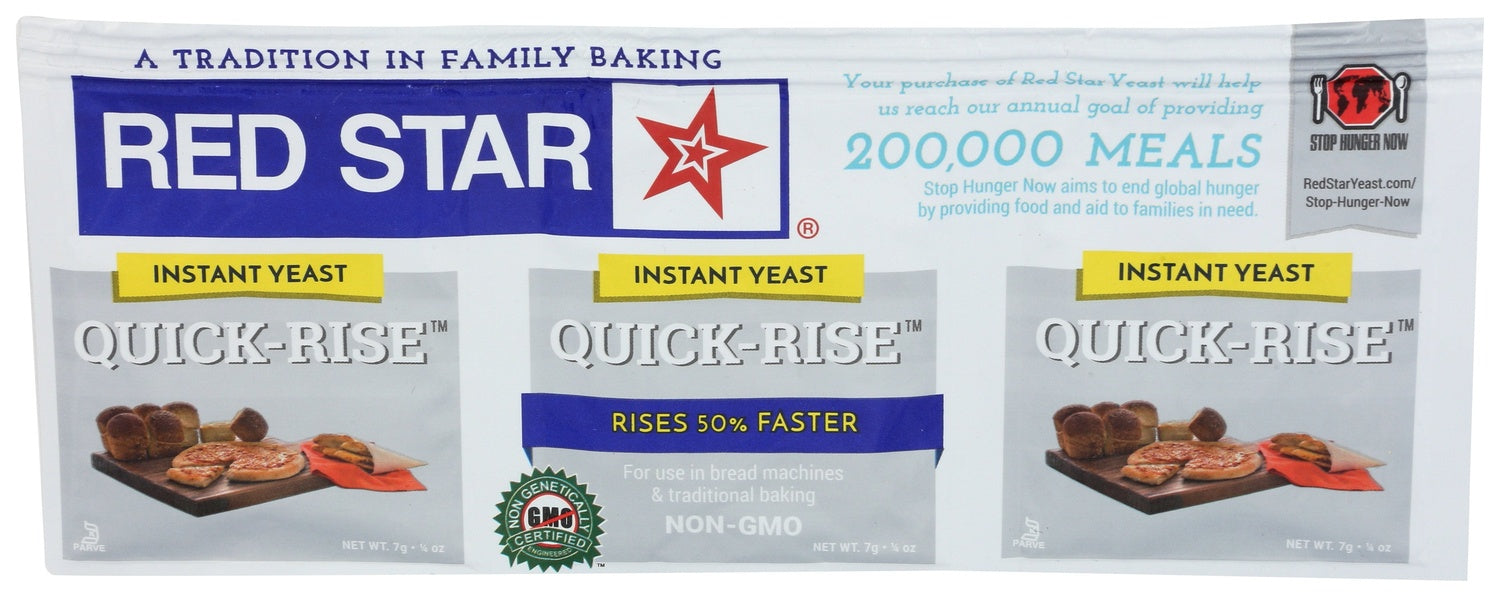 18-PACK OF YEAST INSTANT QUICK RISE