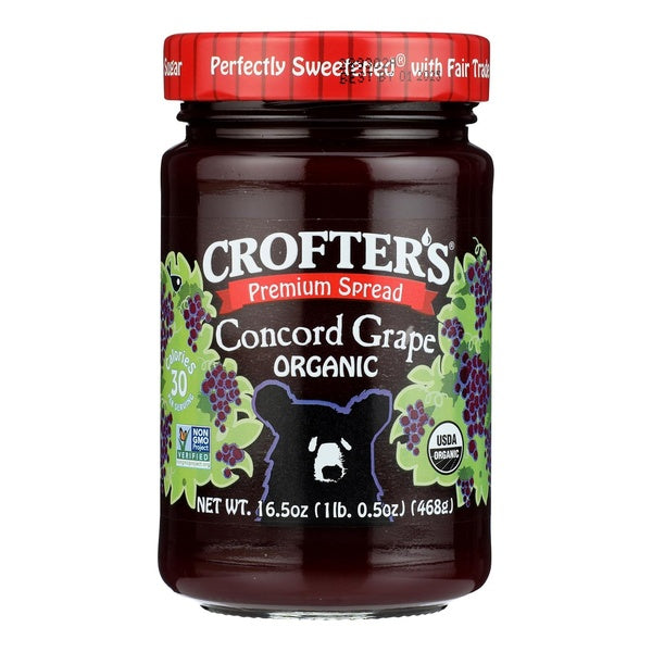 6-PACK OF SPREAD FRUIT CONCORD GRAPE 16.5 OUNCE - CASE OF 6