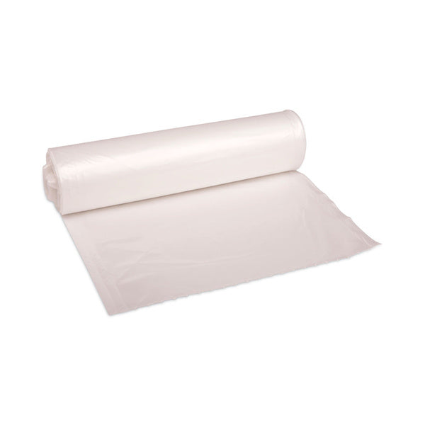500-PACK OF Boardwalk Z6037XNKR01 30" x 37" High Density Coreless Roll Can Liners - 30 Gallon Capacity, Natural Color (500 Count)