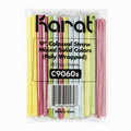 1600-PACK OF Straw Wrapped Karat 1,600 ct Boba Straws | Diagonal Cut | Individually Wrapped - Mixed Color (0.39" x 9")