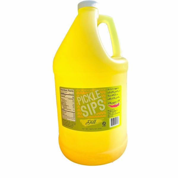 4- PACK OF Pickle Sips Dill Unfiltered, Cin Chili & Company
