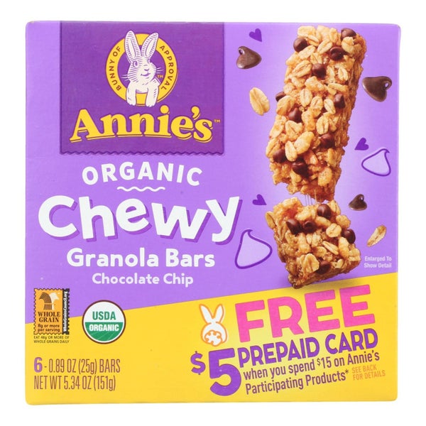 12-PACK OF BAR GRANOLA CHEWY CHOCLATE CHIP