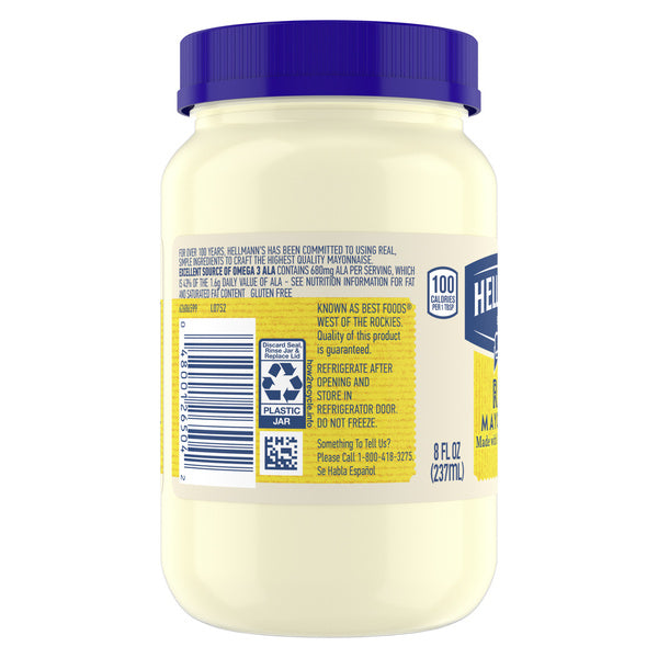 12-PACK OF MAYONNAISE REAL GLASS