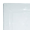24-PACK OF Plate Cake 6.5" Clear Square