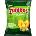 32-PACK OF Salsa Verde Plantain Chips Zambos, 4 - 8 - 2.47 Oz