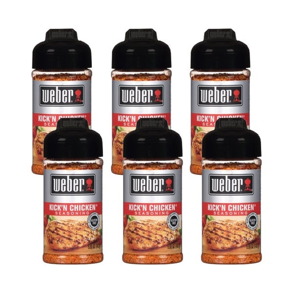 6-PACK OF Seasoning Chicken Kick N Weber 2.5 oz