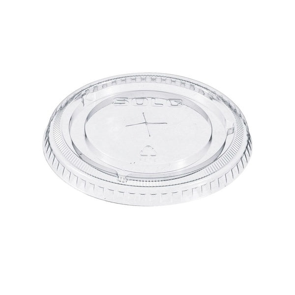 100-PACK OF Lid Plastic Dart 662TS Clear Straw-Slot Lids for 9 to 20 oz Cold Cups - 100 Count Sleeve