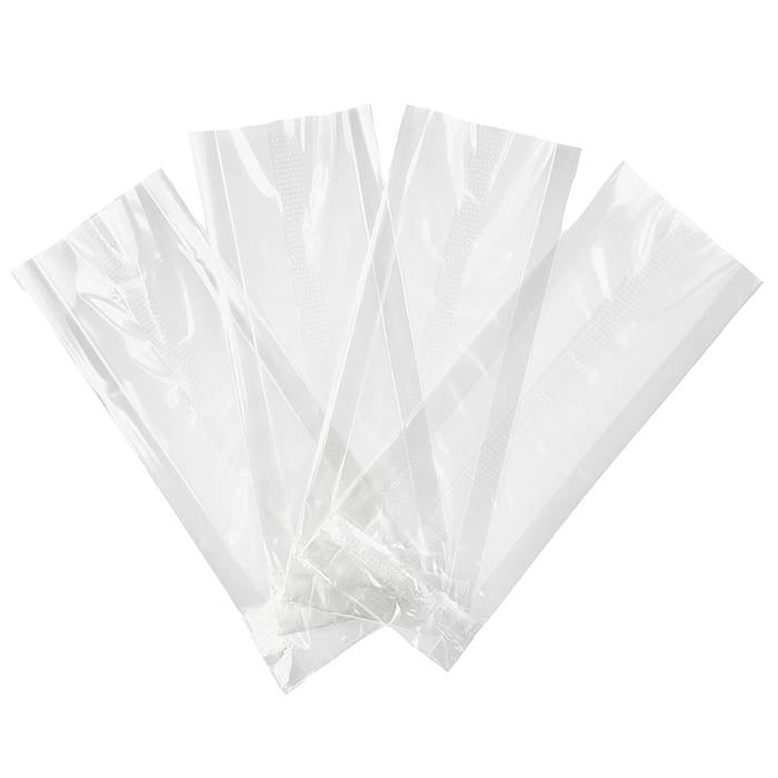 1000-PACK OF BAG CELLOPHANE 2.5 x 0.75 x 6.75" Compostable Gusseted Cellophane Bags | NatureFlex | 1000 count