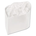 1000-PACK OF AmerCareRoyal RCC2W One Size Fits All Crepe Paper Adjustable Classy Cap - White (1000/Carton)