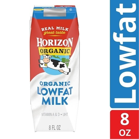 18-PACK OF 1% Reduced Fat Single Serve Aseptic Milk Horizon Organic, 18 - 8 FO