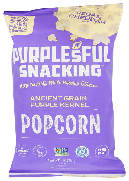 9-PACK OF Popcorn Cheddar Purplesful 4.79 oz