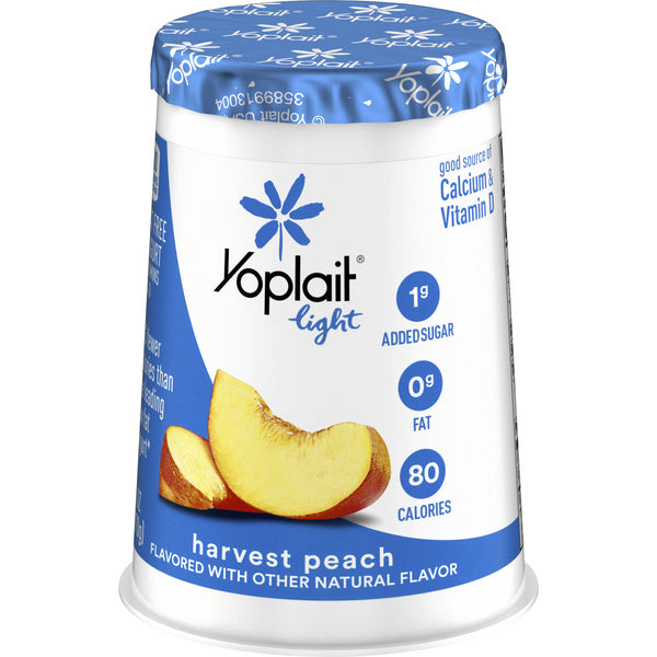 12-PACK OF YOGURT PEACH LIGHT