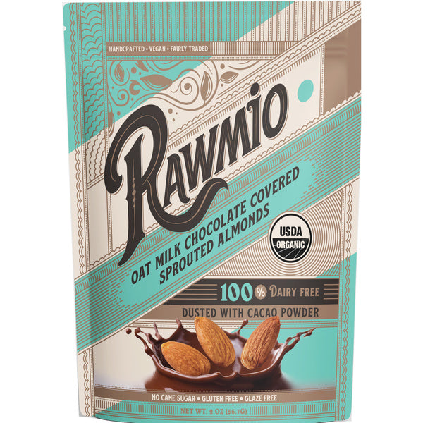 18-PACK OF Candy Chocolate Oat Milk Chocolate Covered Sprouted Almonds - 1 case