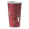 600-PACK OF Cup Paper Solo 420SI-0041 20 oz Bistro Design Single-Sided Poly Paper Hot Cups - 600 Count for Coffee, Tea, and Hot Beverages