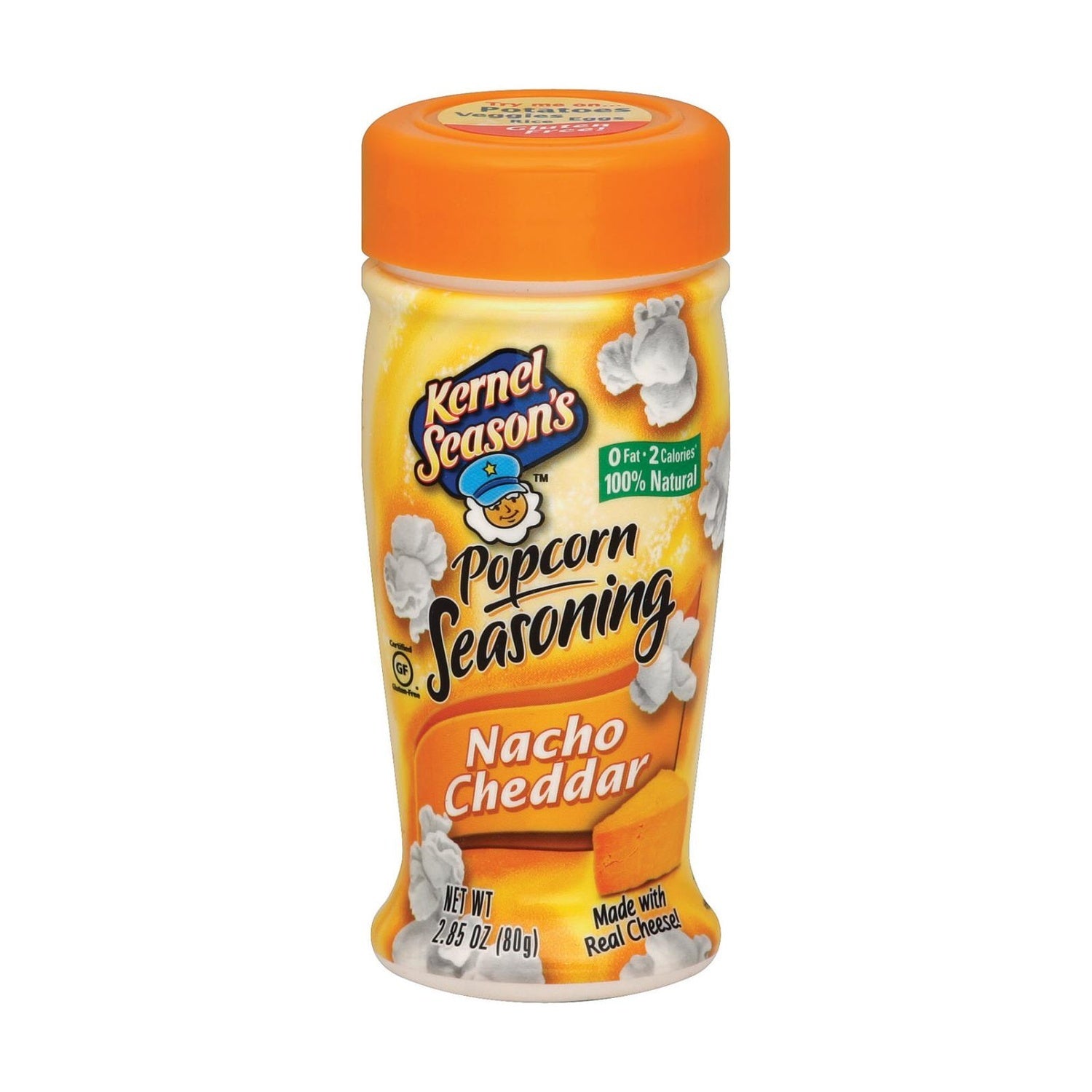 6-PACK OF SEASONING POPCORN NACHO CHEDDAR