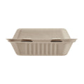 200-PACK OF Container Takeout Karat Earth 8''x8'' Molded Fiber Hinged Containers, PFAS Free, Natural - 200 pcs