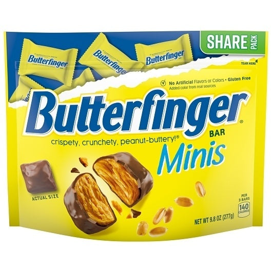8-PACK OF Mini Butterfinger, 8 - 9.8 Oz