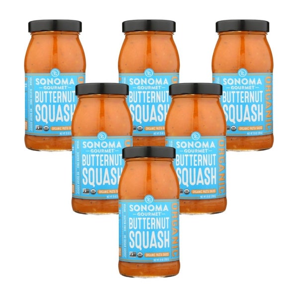 6-PACK OF Sauce Butter Nut Squash Sonoma Gourmet 25 oz