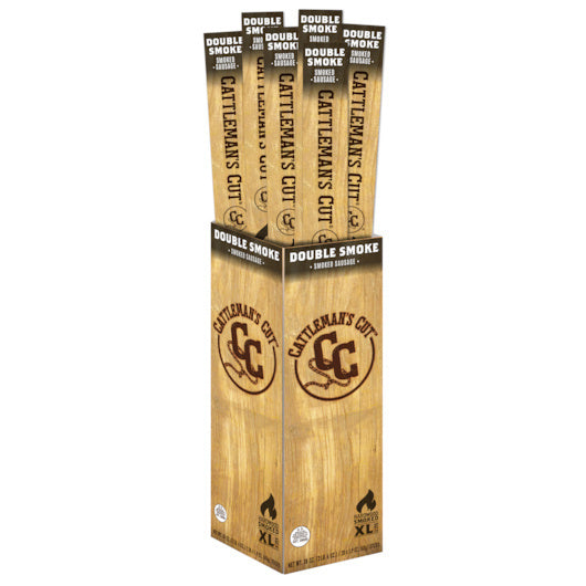 120-PACK OF Double Smoked Meat Sticks Cattlemen'S, 6 - 20 - 1.9 Oz