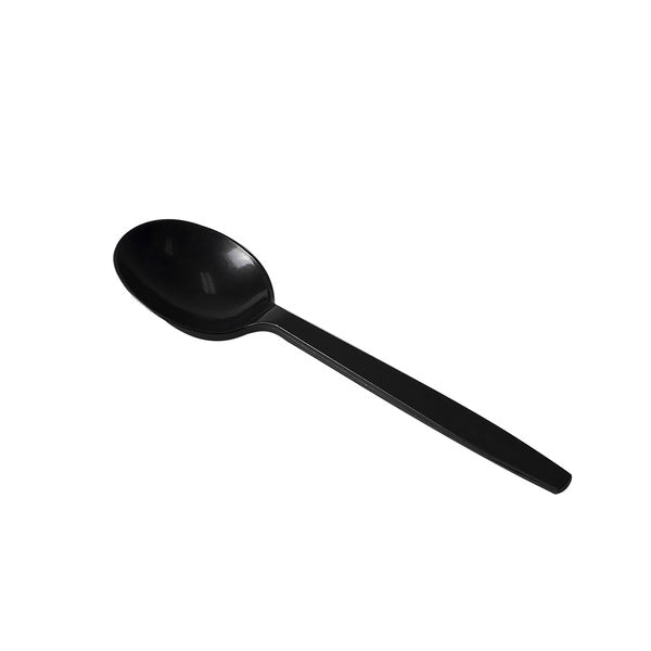 1000-PACK OF Spoon Soup Karat 1,000 ct PP Plastic Premium Extra Heavy Weight Soup Spoon, Black