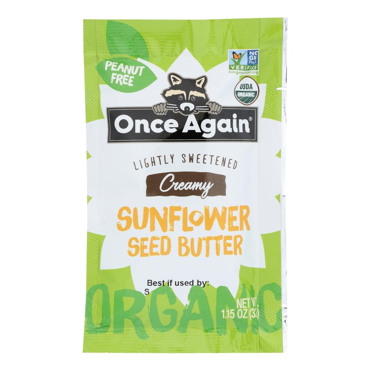 10-PACK OF SUNFLOWER BUTTER LIGHTLY SWEETENED, CREAMY