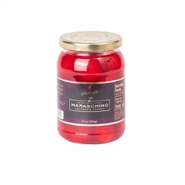 12-PACK OF Cocktail Maraschino Cherry without Stems, Forest Floor Foods