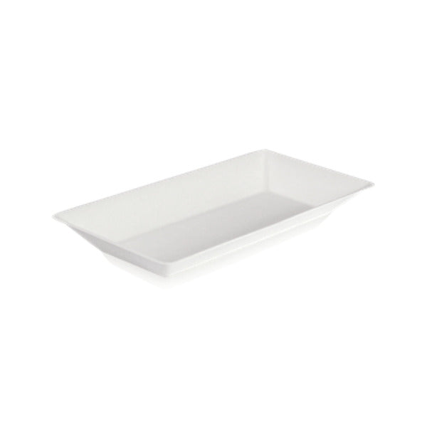 1-PACK OF PLATE BIODEG RECT SUGARCANE