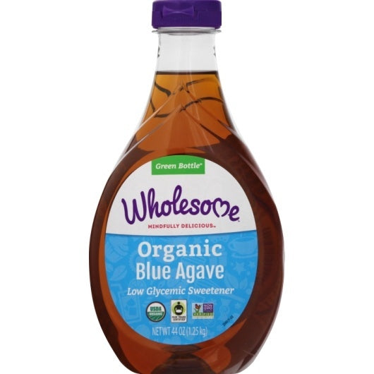 6-PACK OF Organic Agave Blue Syrup Wholesome Sweetener, 6 - 44 Oz