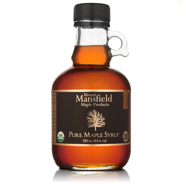 12-PACK OF Syrup Maple Pure Organic Vermont - Grade A Amber Rich, Mount Mansfield Maple Products