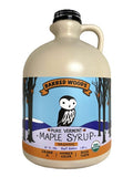 6-PACK OF Syrup Maple Vermont Organic - Grade A Amber Rich, Barred Woods Maple