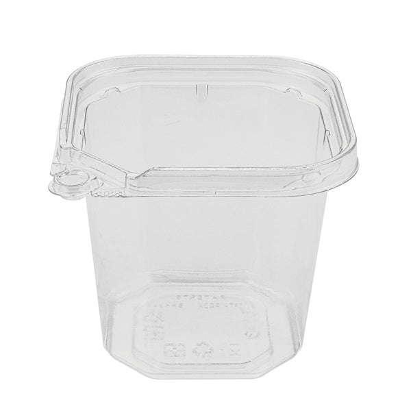 400-PACK OF Container Takeout Karat 400 ct 24 oz PET Tamper Resistant Square Container, Clear