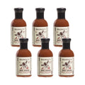 6-PACK OF Sauce Bbq Honey Harbanero Braswell 13.5 oz