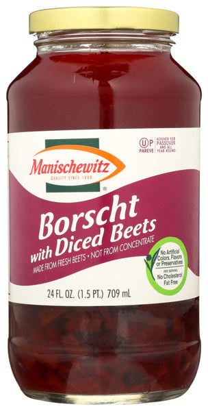 12-PACK OF Soup Borscht Manischewitz 24 oz