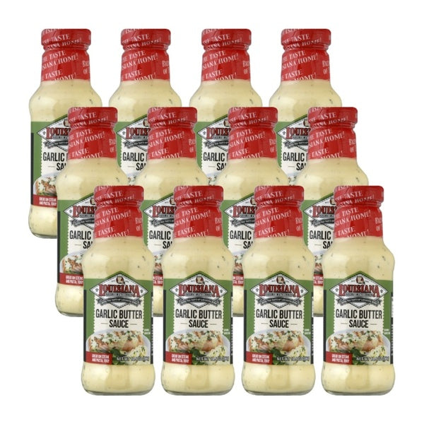 12-PACK OF Sauce Garlic Butter Louisiana Fish Fry 10.5 oz