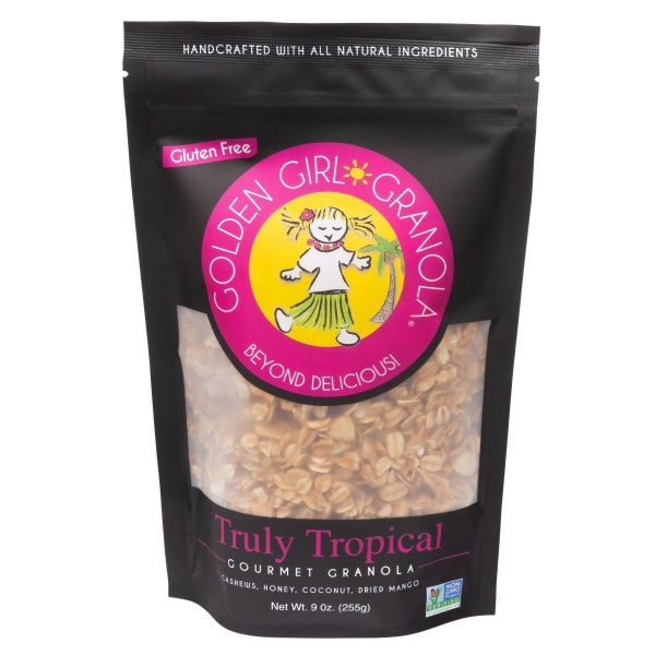 6-PACK OF Granola Truly Tropical, Golden Girl Products