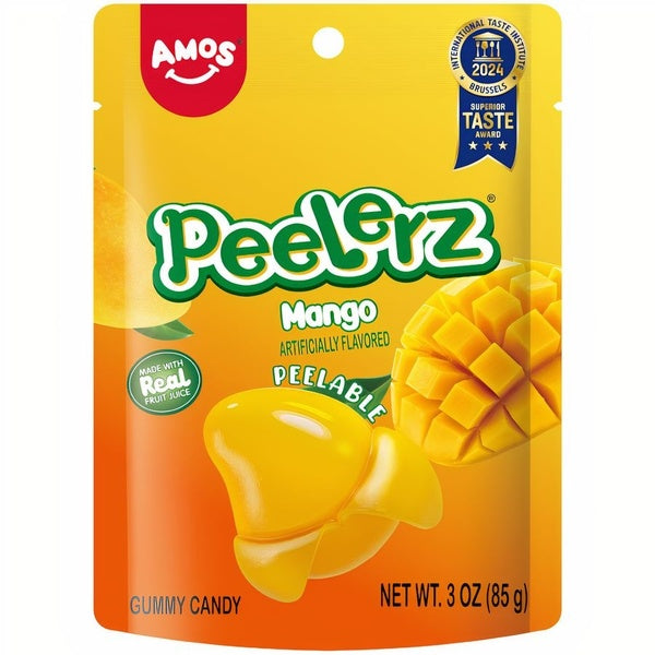 48-PACK OF Candy Mango Gummy Amos Peelerz