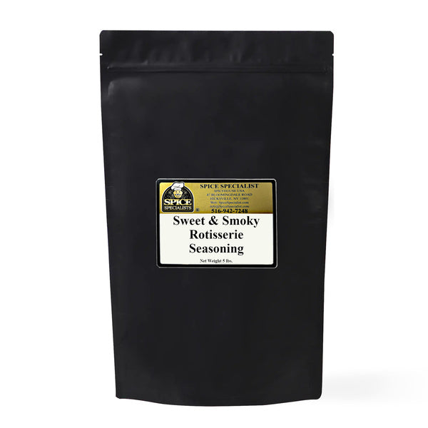 4-PACK OF Sweet & Smoky Rotisserie Seasoning - 4 Pack of 5 lb. Bags