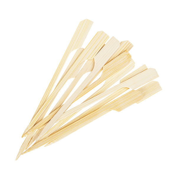 5000-PACK OF Skewer Bamboo Karat Earth 3.5" Bamboo Paddle Skewer - 5,000 pcs