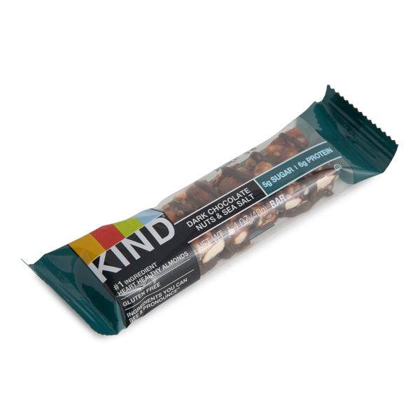 6-PACK OF SNACK BAR DK CHOC NUT SEA SALT