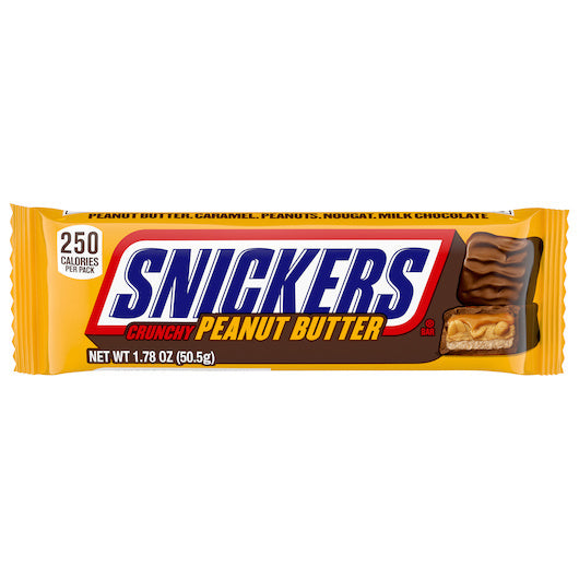 216-PACK OF Singles Peanut Butter Squared Snicker Mars (Candy), 12 - 18 - 1.78 Oz