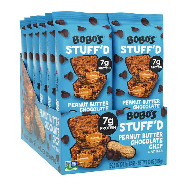 12-PACK OF SNACK BAR PEANUT BUTTER CHOCOLATE