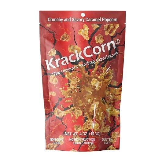 6-PACK OF Caramel Flavored Popcorn Krackcorn, Llc., 6 - 4 Oz