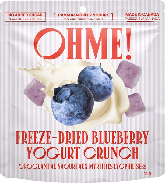 16-PACK OF Freeze-Dried Blueberry Yogurt Crunch (Snack), Natural Sugar, Gluten-Free